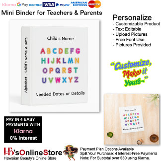 6 Learn Alphabet Add Childs Name Date Info Teacher Mini Binder