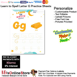 6 Learn To Spell Letter G Teacher Home Schooling