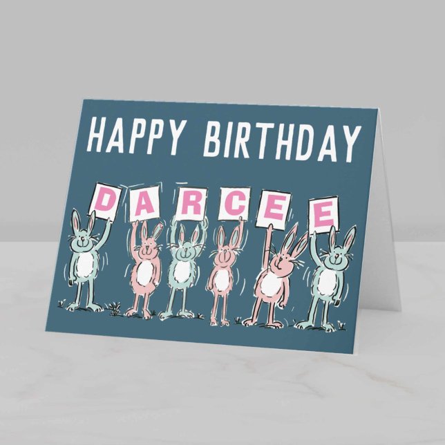 6 Letter Name Happy Birthday Card (Creator Uploaded)