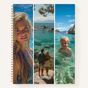 6 Long Vertical Strip Boho Photo Notebook