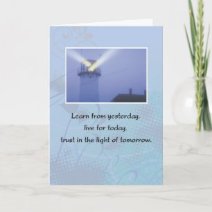 6 Month Anniversary for 12 Step Addiction Recovery Card