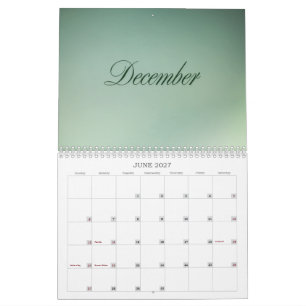 6-Month Spiral Wall Calendar (July–December 2026)