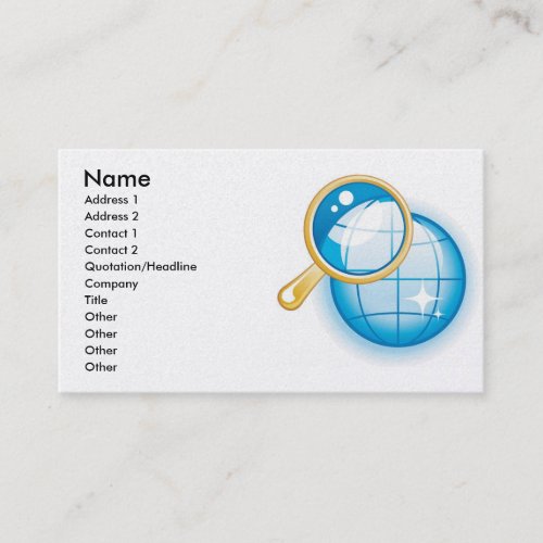 6, Name, Address 1, Address 2, Contact 1, Conta... Business Card