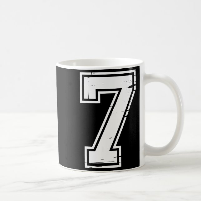 6 Number 67 Six Seven Meme  Coffee Mug (Right)