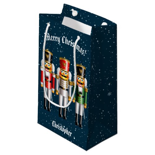 6 Nutty Nutcracker Toy Soldiers Small Gift Bag