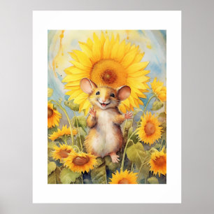 6 of 17 Sunflower Garden Miceville Poster