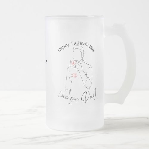 6 of 7 Dad Jokes 16oz Frosted Glass Beer Mug