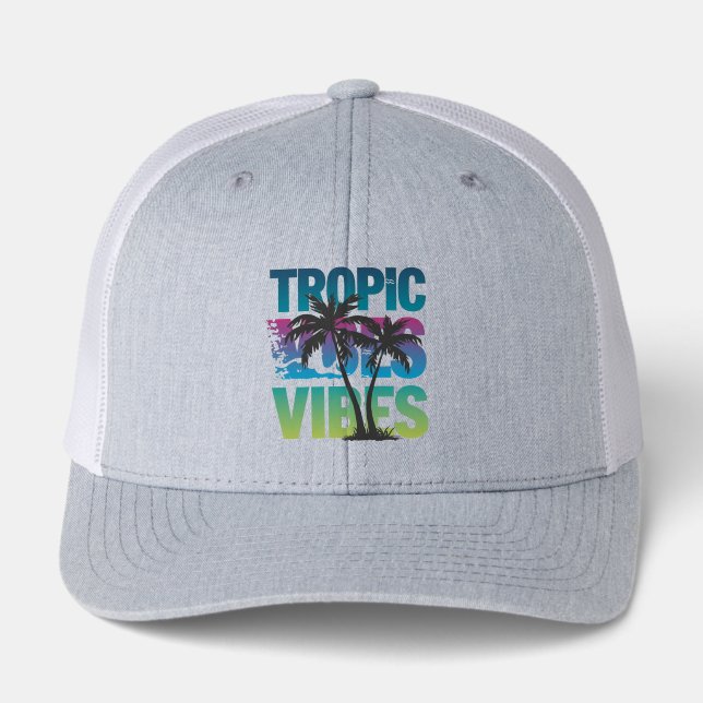 6 Panel Retro Trucker Hat  (Front)