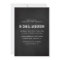 6 Photo Chalkboard Graduation Party Announcement