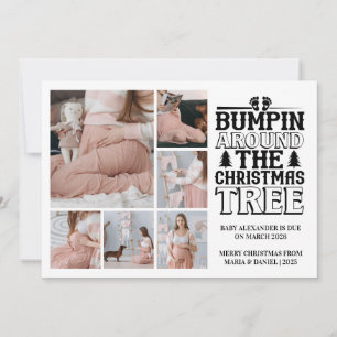 6 Photo Christmas Tree Pregnancy Announcement