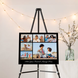 6 Photo Collage Add Your Own Greeting Foam Board