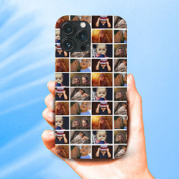 6 Photo Collage Family Photo Pattern  iPhone 13 Pro Max Case