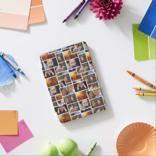 6 Photo Collage Family Photo Pattern iPad Mini Cover