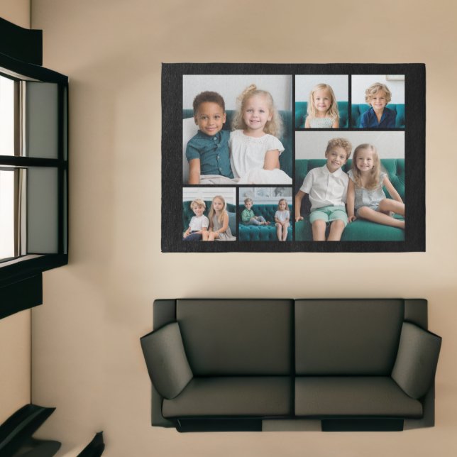 6 Photo Collage Grid - Use High Rez Photos - Black Rug (Insitu (Indoor 1))