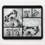 6 Photo Collage Optional Text -- CAN Edit Color Mouse Pad 6 Photo Collage Optional Text -- CAN Edit Color Mouse Pad