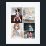 6 Photo Collage Personalized<br><div class="desc">Create a Photo Collage Personalized print from Ricaso - add 6 individual photos to make a photo collage</div>