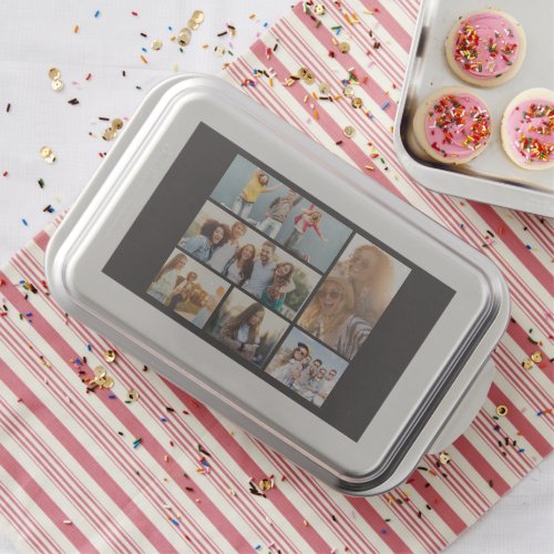 6 Photo Collage Template Personalize Cake Pan