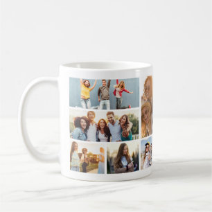 6 Photo Collage Template Personalize Coffee Mug