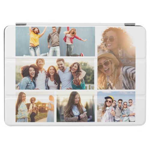 6 Photo Collage Template Personalize iPad Air Cover