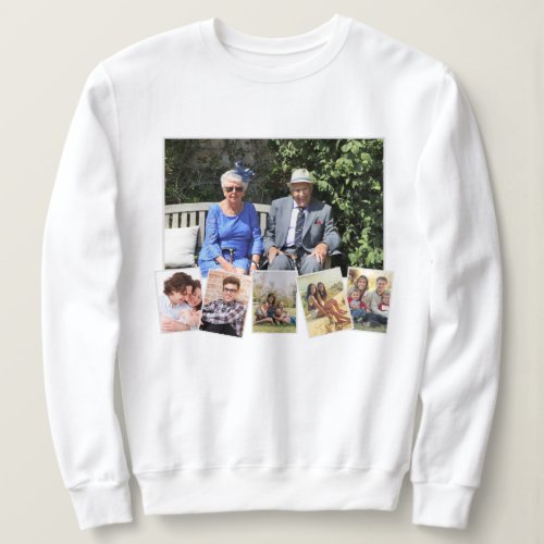 6 Photo Family Collage Custom Sweatshirt