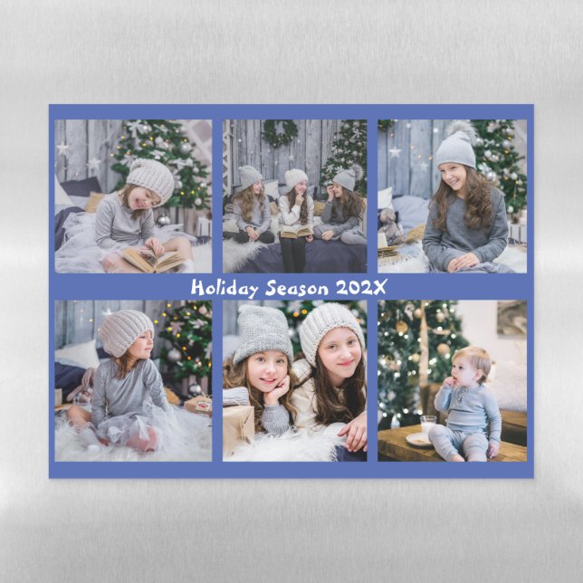 6 Photo Gallery Large Refrigerator Magnet Sheet (Horizontal)