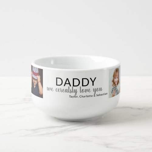  6 Photo Personalized Cerealsly Love You Soup Mug