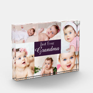 6 Photo Template Personalized Best Ever Collage Block