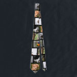 6 picture upload your own photo double sided neck tie<br><div class="desc">Use 6 of your own pictures to create a unique photo necktie for your husband,  father or co-worker! It's a unique and modern gift idea that adds a sentimental expression. Add your custom pictures for a one-of-a-kind gift they will love!</div>