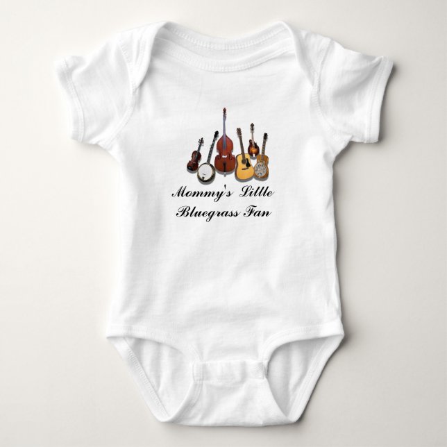 6 PIECE BLUEGRASS BAND-T-SHIRT BABY BODYSUIT (Front)