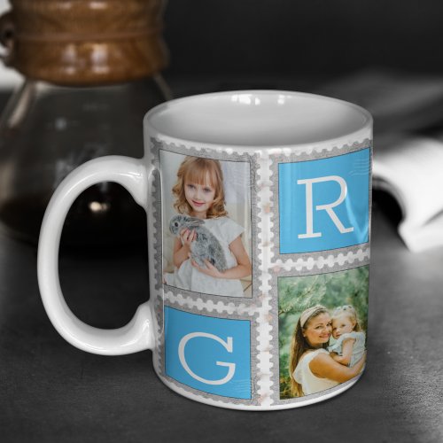 6 Six Photo Collage Cute Baby Family Love Granny Coffee Mug