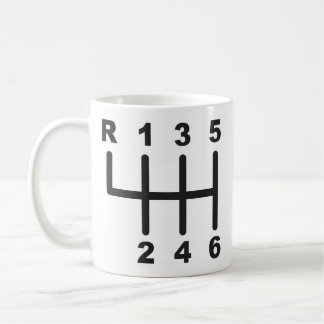 6 Speed Shift Gate Coffee Mug