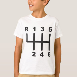 6 Speed Shift Gate T-Shirt