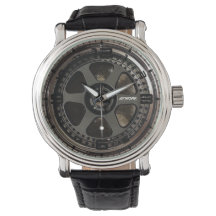 6 Spoke Wheel Men's Watch