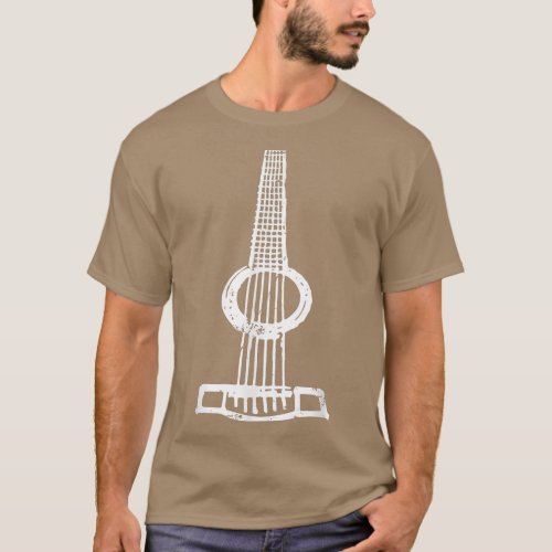 6 String Acoustic Guitar  T_Shirt