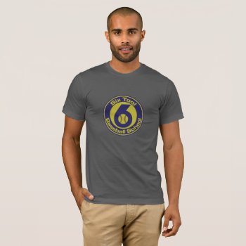 6 Tb Men's Shirt Full Color Logo by SixToolBaseball at Zazzle