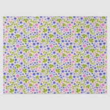 6 Very Pretty Floral Tissue Papers.