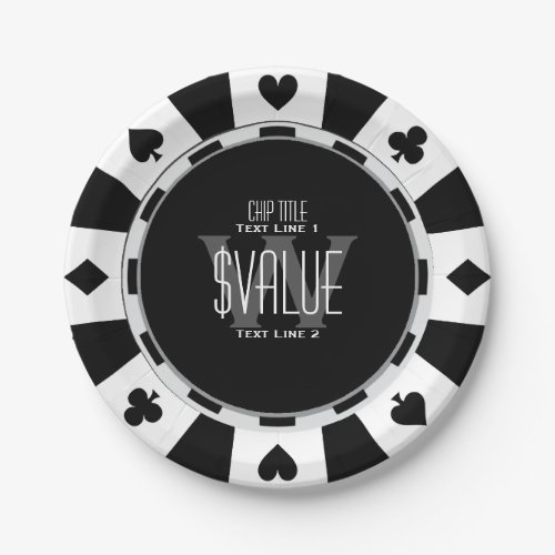 6 Ways to Personalize Your Classic Poker Chip Paper Plates