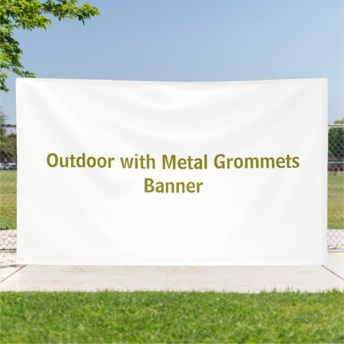 6' x 10' Outdoor with Metal Grommets Banner