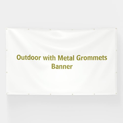 6' x 10' Outdoor with Metal Grommets Banner