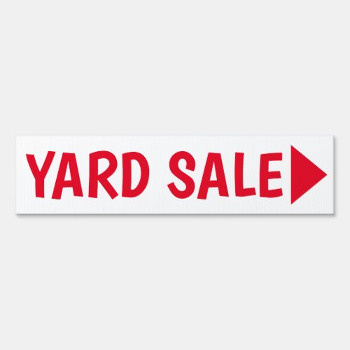 6 x 24 Yard Sale Yard Sign