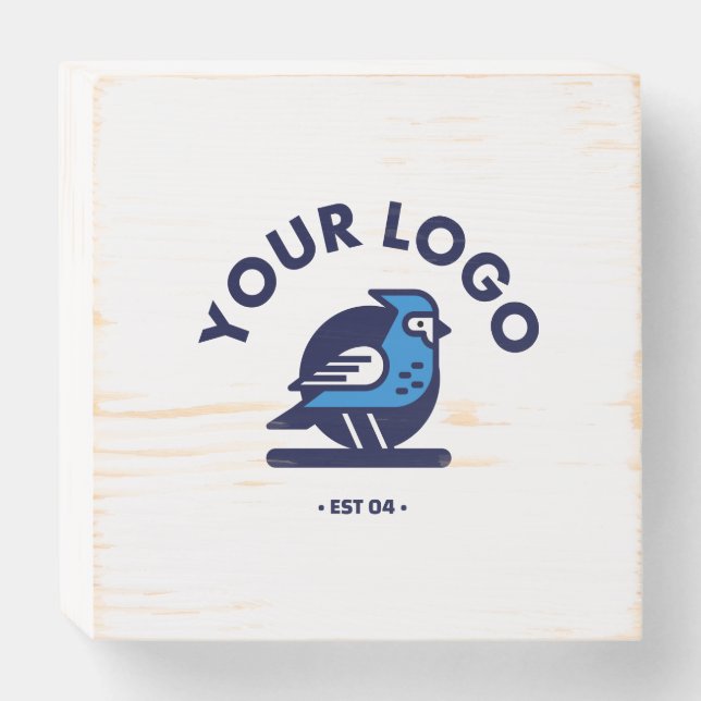 6'' X 6'' Wood Box Sign (Front Horizontal)
