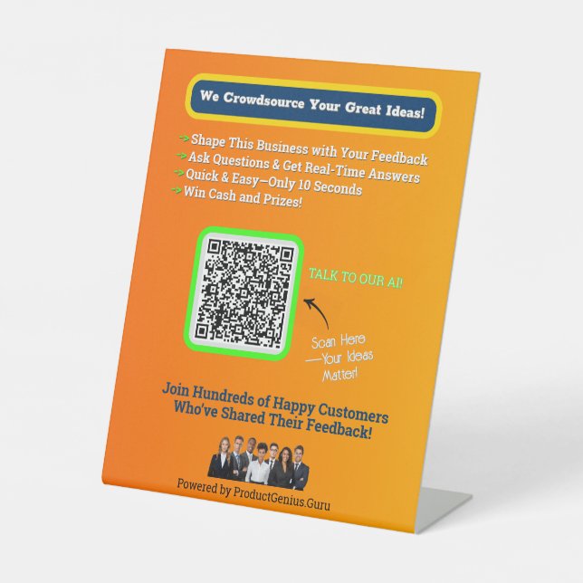 6 x 8 Pedestal Master Pedestal Sign (Front)