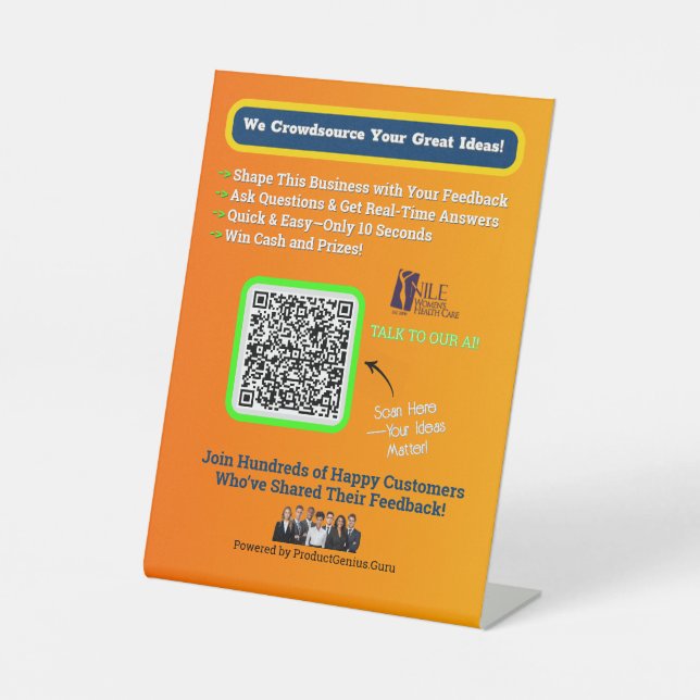 6 x 8 Pedestal Master Sign (Front)