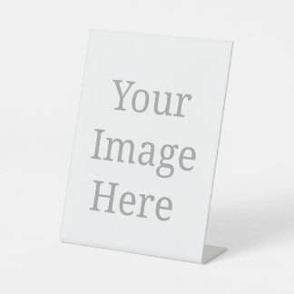 6" x 8"  pedestal sign