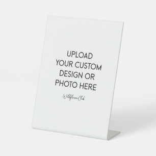 6" x 8" Plastic Pedestal Stand Sign