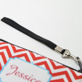 6" x 9" Wristlet Cosmetic Travel Bag w/Gray Zipper (Wristlet)