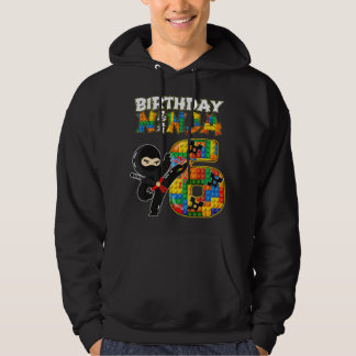 6 Year Old Boy Ninja - Party Favors Ninja Birthday Hoodie