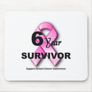 6 year survivor of breast cancer mouse pad