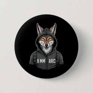 6mm Arc Coyote Shooting Sports Hunting Button