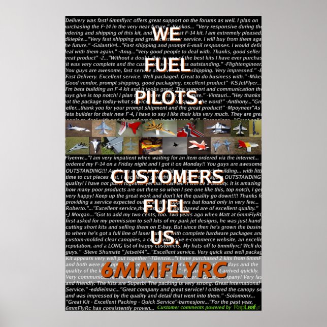 6mmFlyRC Dealer Poster number two (Front)